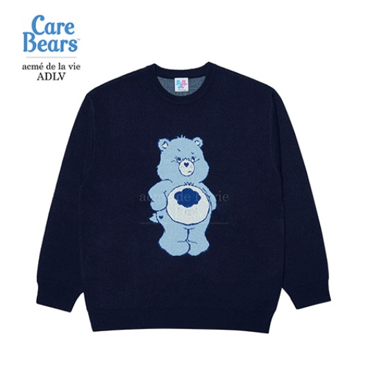[Care bears X 아크메드라비] BLUE CARE BEARS KNIT NAVY,아크메드라비 acmedelavie,아크메드라비