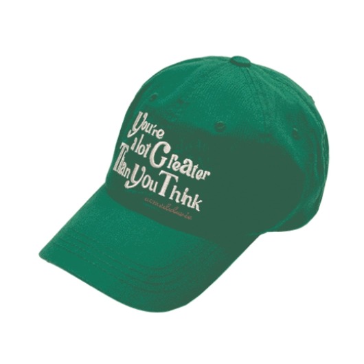 [아크메드라비] VINTAGE SLOGAN BALL CAP GREEN (7월18일 입고예정),아크메드라비 acmedelavie,아크메드라비